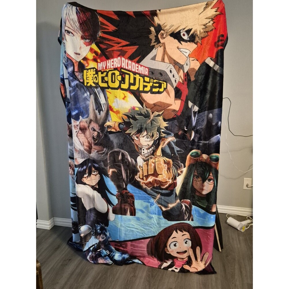 My Hero Academia Fleece Throw Blanket 60 x 45 Anime Polyester New